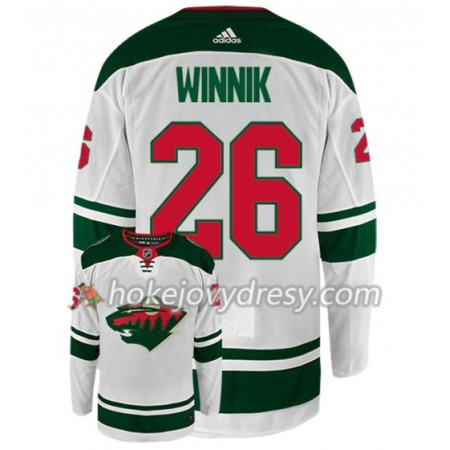 Pánské Hokejový Dres Minnesota Wild DANIEL WINNIK 26 Adidas Bílá Authentic